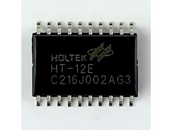 HT12E, 12-Bit Encoder, SMD, SO-20, 38 kHz, 2,4..12 V, -20..75 °C