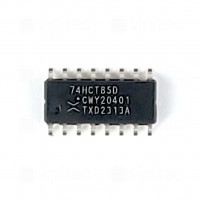 74HCT85, 4-Bit Komparator, SMD, SO-16, 5V High-Speed CMOS, -40..125 °C