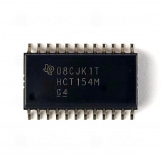 74HCT154, 4-zu-16 Leitungsdekoder, Demultiplexer, SMD, SO-24W, 5V High-Speed CMOS, -55..125 °C