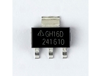 AZ1117C-3.3, LDO-Linearspannungsregler, 3,3 V Aus, 1,5..10 V Ein, SMD, SOT-223, -20..125 °C