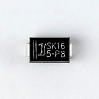 SK16, Schottkydiode, SMD, SMA / DO-214AC, 60 V / 0,7 V, 1 A, -50..150 °C