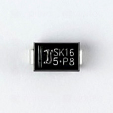 SK16, Schottkydiode, SMD, SMA / DO-214AC, 60 V / 0,7 V, 1 A, -50..150 °C