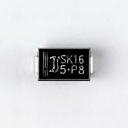 SK16, Schottkydiode, SMD, SMA / DO-214AC, 60 V / 0,7 V, 1 A, -50..150 °C