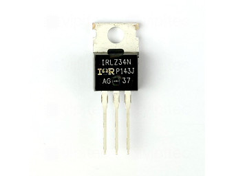 IRLZ34NPBF, N-Kanal MOSFET, 55 V, 30 A, 68 W, 100 ns, THT, TO-220AB, TTL-/CMOS-kompatibel, -55..175 °C