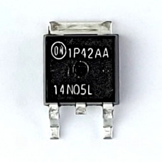 RFD14N05LSM, N-Kanal MOSFET, 50 V, 14 A, 48 W, 100 ns, SMD, DPAK/TO-252AA, TTL-/CMOS-kompatibel, -55..175 °C