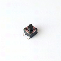 Mikrotaster, SPST-NO, 2 Positionen, SMD, 4,5 x 4,5 x 4,3 mm, 12 V, 50 mA, -20..70 °C, TACT Schalter