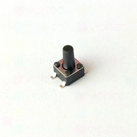 Mikrotaster, SPST-NO, 2 Positionen, SMD, 4,5 x 4,5 x 7,5 mm, 12 V, 50 mA, -20..70 °C, TACT Schalter
