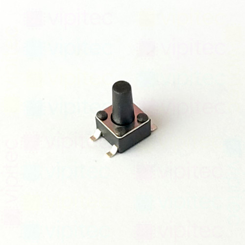 Mikrotaster, SPST-NO, 2 Positionen, SMD, 4,5 x 4,5 x 7,5 mm, 12 V, 50 mA, -20..70 °C, TACT Schalter