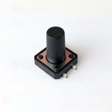 Mikrotaster, SPST-NO, 2 Positionen, SMD, 12 x 12 x 15 mm, 12 V, 50 mA, -25..70 °C, TACT Schalter