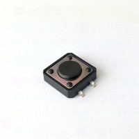 Mikrotaster, SPST-NO, 2 Positionen, SMD, 12 x 12 x 4,5 mm, 12 V, 50 mA, -25..70 °C, TACT Schalter