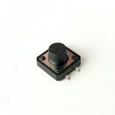 Mikrotaster, SPST-NO, 2 Positionen, SMD, 12 x 12 x 8,5 mm, 12 V, 50 mA, -25..70 °C, TACT Schalter