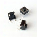 Mikrotaster, SPST-NO, 2 Positionen, THT, 6 x 6 x 5 mm, 12 V, 50 mA, -25..70 °C, TACT Schalter