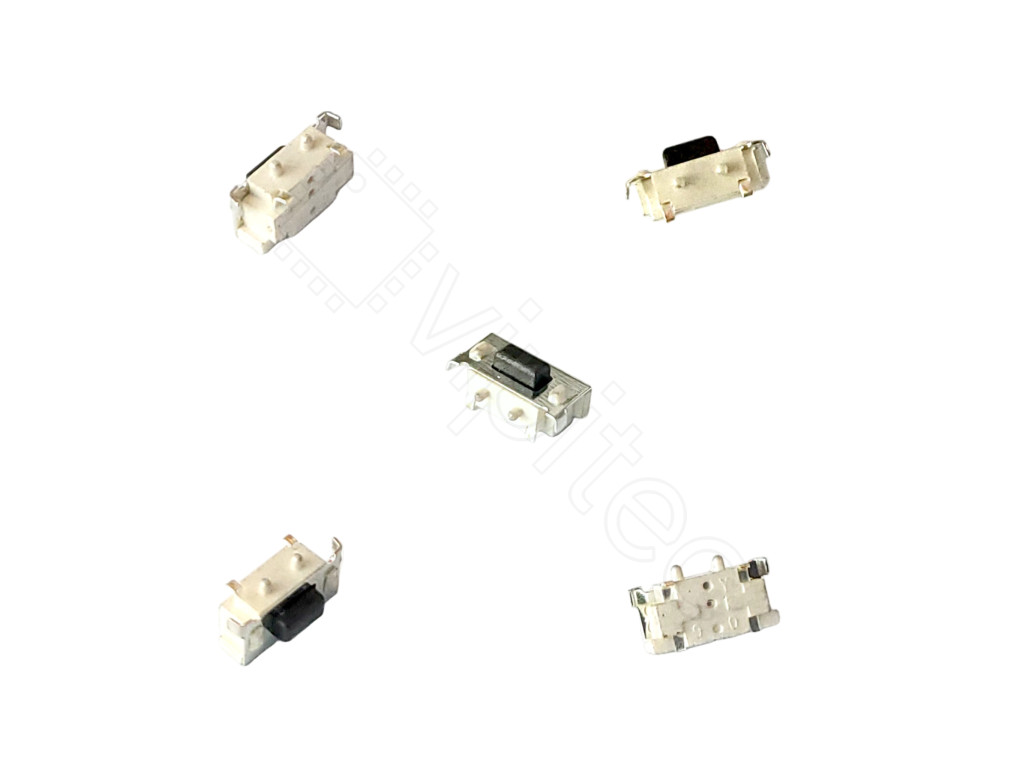 TACT Print-Eingabetaster SMD | 6x6mm H 7,0mm | 50mA 12V | Schwarz 10 Stück