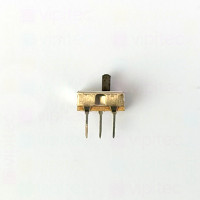 Schiebeschalter, SPDT, 2 Positionen, THT, 8,5 x 3,7 x 3,5 mm, 3 mm Hebel, 30 V, 50 mA, -25..85 °C