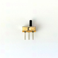 Schiebeschalter, SPDT, 2 Positionen, THT, 8,5 x 3,7 x 3,5 mm, 4 mm Hebel, 30 V, 50 mA, -25..85 °C