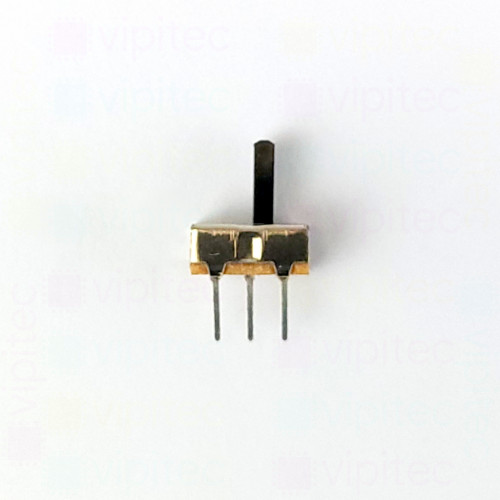 Schiebeschalter, SPDT, 2 Positionen, THT, 8,5 x 3,7 x 3,5 mm, 6 mm Hebel, 30 V, 50 mA, -25..85 °C