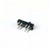 Schiebeschalter, SP3T, 3 Positionen, THT, 13 x 3,5 x 5,6 mm, 2,1 mm Hebel, 12 V, 100 mA, -10..60 °C