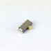 Schiebeschalter, horizontal, SPDT, 2 Positionen, SMD, 6,8 x 2,8 x 2 mm, 1,5 mm Hebel, 12 V, 50 mA, -20..70 °C