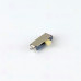 Schiebeschalter, horizontal, SPDT, 2 Positionen, SMD, 6,8 x 2,8 x 2 mm, 1,5 mm Hebel, 12 V, 50 mA, -20..70 °C