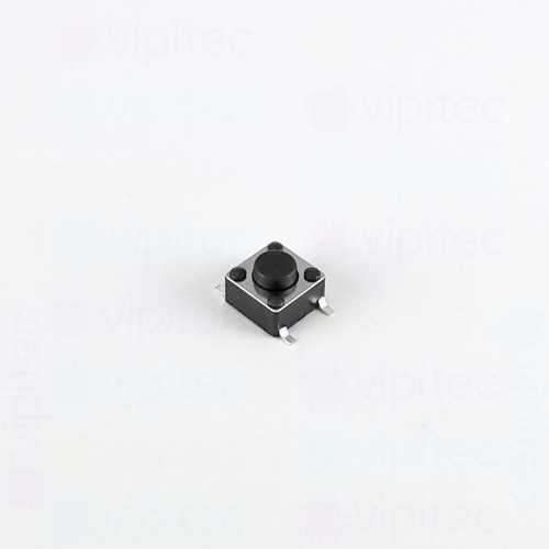 Mikrotaster, SPST-NO, 2 Positionen, SMD, 6 x 6 x 4,5 mm, 12 V, 50 mA, -25..70 °C, TACT Schalter