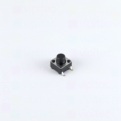 Mikrotaster, SPST-NO, 2 Positionen, SMD, 6 x 6 x 6 mm, 12 V, 50 mA, -25..70 °C, TACT Schalter