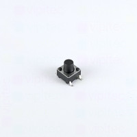 Mikrotaster, SPST-NO, 2 Positionen, SMD, 6 x 6 x 6,5 mm, 12 V, 50 mA, -25..70 °C, TACT Schalter
