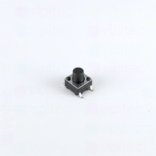 Mikrotaster, SPST-NO, 2 Positionen, SMD, 6 x 6 x 6,5 mm, 12 V, 50 mA, -25..70 °C, TACT Schalter