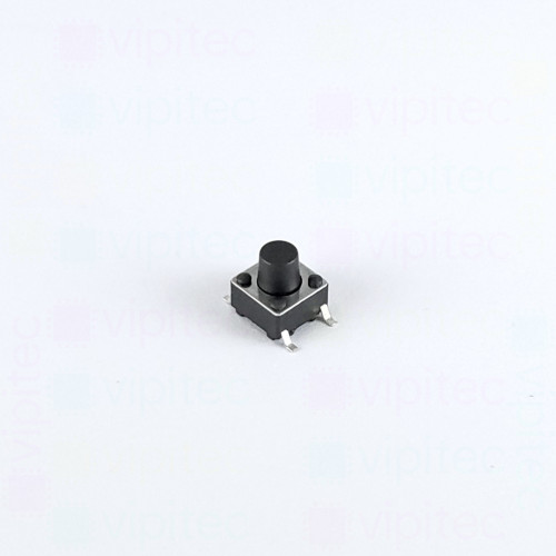 Mikrotaster, SPST-NO, 2 Positionen, SMD, 6 x 6 x 6,5 mm, 12 V, 50 mA, -25..70 °C, TACT Schalter