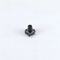 Mikrotaster, SPST-NO, 2 Positionen, SMD, 6 x 6 x 7,5 mm, 12 V, 50 mA, -25..70 °C, TACT Schalter