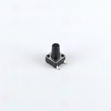 Mikrotaster, SPST-NO, 2 Positionen, SMD, 6 x 6 x 9 mm, 12 V, 50 mA, -25..70 °C, TACT Schalter