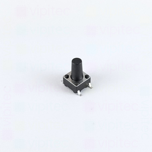 Mikrotaster, SPST-NO, 2 Positionen, SMD, 6 x 6 x 9,5 mm, 12 V, 50 mA, -25..70 °C, TACT Schalter