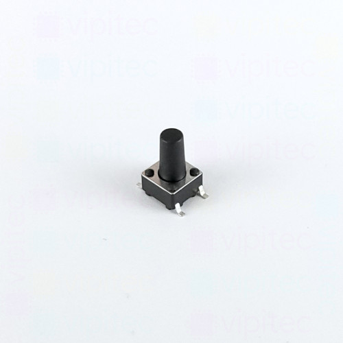 Mikrotaster, SPST-NO, 2 Positionen, SMD, 6 x 6 x 10 mm, 12 V, 50 mA, -25..70 °C, TACT Schalter