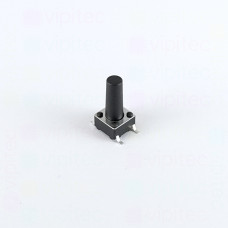 Mikrotaster, SPST-NO, 2 Positionen, SMD, 6 x 6 x 12 mm, 12 V, 50 mA, -25..70 °C, TACT Schalter