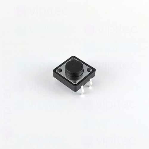 Mikrotaster, SPST-NO, 2 Positionen, THT, 12 x 12 x 5,5 mm, 12 V, 50 mA, -20..70 °C, TACT Schalter