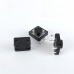 Mikrotaster, SPST-NO, 2 Positionen, THT, 12 x 12 x 5,5 mm, 12 V, 50 mA, -20..70 °C, TACT Schalter
