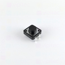 Mikrotaster, SPST-NO, 2 Positionen, THT, 12 x 12 x 6,5 mm, 12 V, 50 mA, -20..70 °C, TACT Schalter