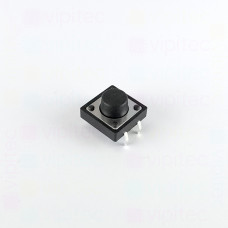 Mikrotaster, SPST-NO, 2 Positionen, THT, 12 x 12 x 7 mm, 12 V, 50 mA, -20..70 °C, TACT Schalter