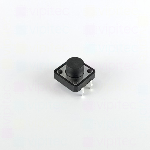 Mikrotaster, SPST-NO, 2 Positionen, THT, 12 x 12 x 7,5 mm, 12 V, 50 mA, -20..70 °C, TACT Schalter