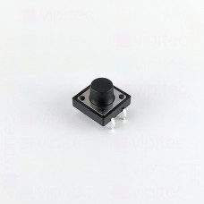 Mikrotaster, SPST-NO, 2 Positionen, THT, 12 x 12 x 8 mm, 12 V, 50 mA, -20..70 °C, TACT Schalter