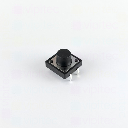 Mikrotaster, SPST-NO, 2 Positionen, THT, 12 x 12 x 8 mm, 12 V, 50 mA, -20..70 °C, TACT Schalter