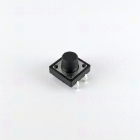 Mikrotaster, SPST-NO, 2 Positionen, THT, 12 x 12 x 8,5 mm, 12 V, 50 mA, -20..70 °C, TACT Schalter