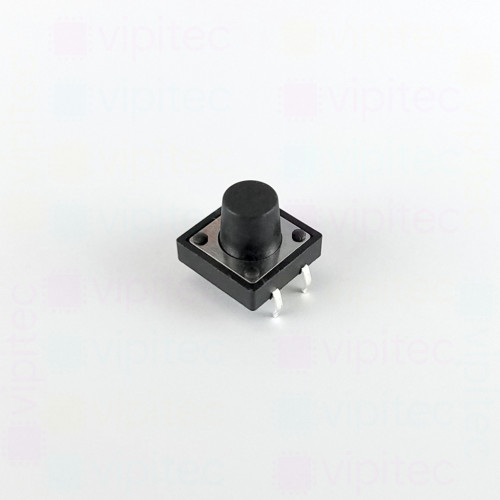 Mikrotaster, SPST-NO, 2 Positionen, THT, 12 x 12 x 9 mm, 12 V, 50 mA, -20..70 °C, TACT Schalter