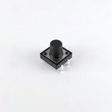 Mikrotaster, SPST-NO, 2 Positionen, THT, 12 x 12 x 9,5 mm, 12 V, 50 mA, -20..70 °C, TACT Schalter