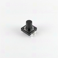 Mikrotaster, SPST-NO, 2 Positionen, THT, 12 x 12 x 11 mm, 12 V, 50 mA, -20..70 °C, TACT Schalter