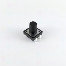 Mikrotaster, SPST-NO, 2 Positionen, THT, 12 x 12 x 11,5 mm, 12 V, 50 mA, -20..70 °C, TACT Schalter