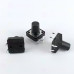Mikrotaster, SPST-NO, 2 Positionen, THT, 12 x 12 x 12 mm, 12 V, 50 mA, -20..70 °C, TACT Schalter