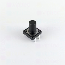 Mikrotaster, SPST-NO, 2 Positionen, THT, 12 x 12 x 13 mm, 12 V, 50 mA, -20..70 °C, TACT Schalter