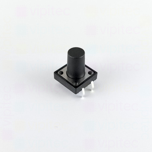 Mikrotaster, SPST-NO, 2 Positionen, THT, 12 x 12 x 13 mm, 12 V, 50 mA, -20..70 °C, TACT Schalter