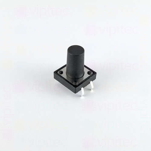 Mikrotaster, SPST-NO, 2 Positionen, THT, 12 x 12 x 14 mm, 12 V, 50 mA, -20..70 °C, TACT Schalter