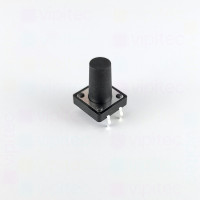 Mikrotaster, SPST-NO, 2 Positionen, THT, 12 x 12 x 15 mm, 12 V, 50 mA, -20..70 °C, TACT Schalter